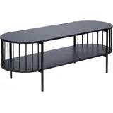 Beliani TV-Möbel Oreana Schwarz