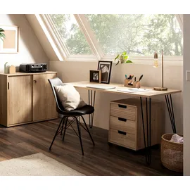 Schildmeyer Schreibtisch Emmik Eiche / Schwarz