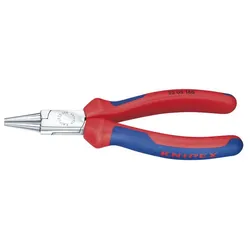 KNIPEX Rundzange DIN 5745 mit kurzen, runden Backen 2K-Griff Länge 160 mm