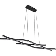 GLOBO Pendelleuchte Hängelampe Deckenlampe LED Höhenverstellbar Schwarz-matt L 108 cm