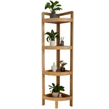 Relaxdays Eckregal 23 x 23 x 105,5 cm Natur