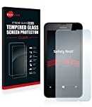 Savvies Panzer Schutz Glas für Nokia Lumia 630 9H Hartglas, Anti-Fingerprint, Displayschutz