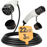 Absina Typ 2 Ladekabel 22kW 3 m