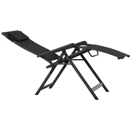 gautzsch - kn handel Igusi Relaxliege Gartenstuhl 74,5 x 122,5 x 6,7 cm grau