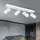 GLOBO Deckenlampe Spot 4 flammig 4x 4,5W rechteckig weiß