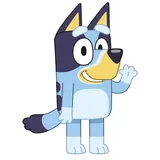 Bluey Dekokissen 25 x 20 x 10 cm Blau