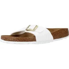 Birkenstock Madrid Birko-Flor Lack schmal patent white 41