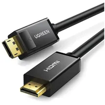 UGREEN Displayport-HDMI-Kabel 3 m Schwarz