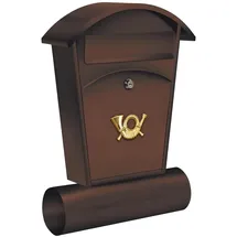 TRIZERATOP Vorel Briefkasten braun