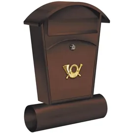 TRIZERATOP Vorel Briefkasten braun