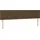 vidaXL Boxspringbett mit Matratze Dunkelbraun 180x200 cm Stoff