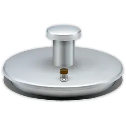 Hailo Schachtabdeckung HS4 Edelstahl 4mm tagwasserdicht und verstärkt Ø1200mm geschlossen mit Isolierung
