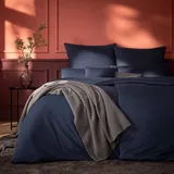 Estella Takoma Unifarben Blau/Grau 135 x 200 cm + 40 x 80 cm