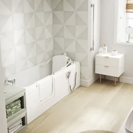 hak Handelsagentur Koch Badewanne mit Tür/Seniorenbadewanne 169,5x70cm Ausführung Links