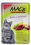 Mac' Cat Pouch Pack Ente & Geflügel und Apfel mit Kräuterm