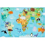 OBSESSION My Fun Kids Kinderteppich 80 x 120 cm blau