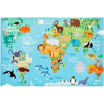 OBSESSION My Fun Kids Kinderteppich 80 x 120 cm blau