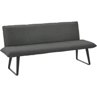 Niehoff Polsterbank NIEHOFF SITZMÖBEL "Solo", grau (anthrazit, schwarz), B:220cm
