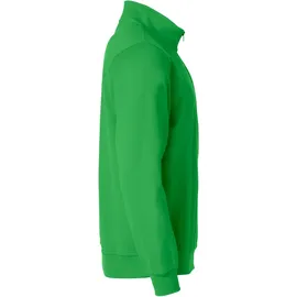 New Wave Basic Halb-Zip Sweatshirt Herren Apfelgrün XL