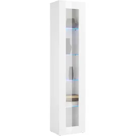 Home Affaire Vitrine Maruska 40 x 30 x 180 cm Weiß