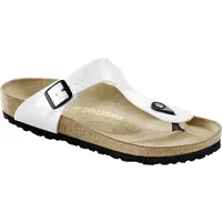 Birkenstock Damensandale Gizeh, Weiß - weiß/weiß - Größe: 39 EU - 39 EU