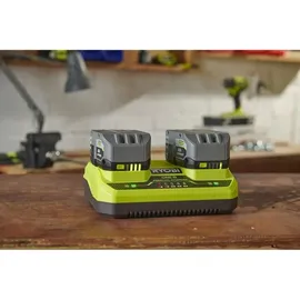 RYOBI Duo-Akku-Ladegerät 18 V 4 Ah