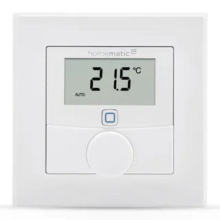 eQ-3 Homematic IP Wandthermostat mit Luftfeuchtigkeitssensor Weiß