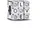 Pandora Beweglicher Spielzeugwürfel Silber 793672C01