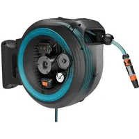 Gardena PowerRoll XL Wand-batterie-schlauchhalter Betriebsbereit mit Batterie 35 M