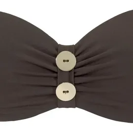 VIVANCE Bügel-Bandeau-Bikini Damen Dunkelbraun 40 Cup A