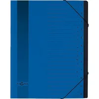 Pagna Ordnungsmappe 24122-02 DIN A4 12Fächer A-Z/1-12 blau