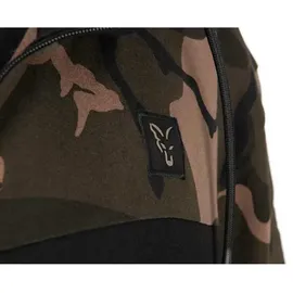 Fox International Lw Split Reißverschlusspullover - Black / Camo - 3XL