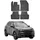 Omac Gummi Fußmatten kompatibel mit Citroen C5 Aircross 2018-2025 Automatten Schwarz 4X