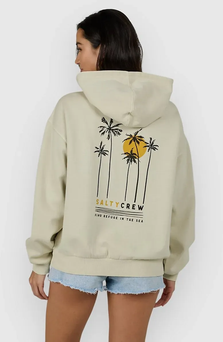 Salty Crew Palms Hoodie off white Gr. L