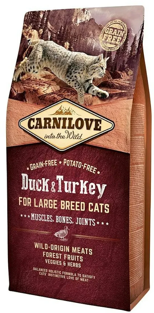 Carnilove Katze Trockenfutter Ente und Pute 1 x 6kg