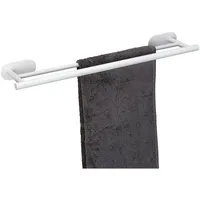 Wenko Turbo-Loc® Badetuchstange Duo Orea White matt, 60 cm,