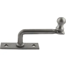 Secotec Fensterreiber mit Eisenknopf auf eckiger Platte, 15 mm, Stahl blank Fensterverschluss