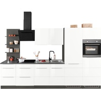 Kochstation Küchenzeile »KS-Brindisi«, mit E-Geräten, Breite 330 cm, weiß