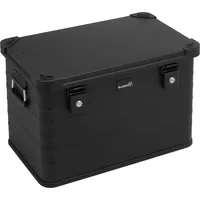 AluBox Alukiste Drohnenkiste Werkzeugbox stapelbar schwarz mit Stapelecken 78