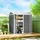 Outsunny Gerätehaus 2,1 m2 1,86 x 1,30 m Grau