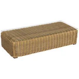 Oviala Zanzibar Gartenlounge-Ecksofa 8-tlg. braun