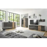 MCA Furniture Lowboard ¦ Dunkelgrau Hochglanz