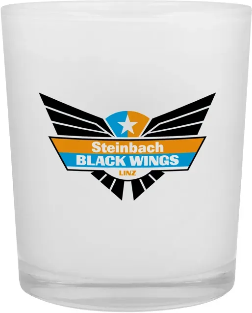 Black Wings Classic Kerze Weiss