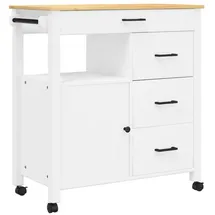 vidaXL Küchenwagen MONZA 84x40x90 cm Massivholz Kiefer