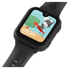 Garett Vibe 4G BT One Size Kunststoffgehäuse Schwarz Silikonarmband Schwarz One Size