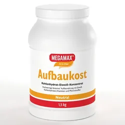MEGAMAX Aufbaukost neutral Pulver 1.5 kg