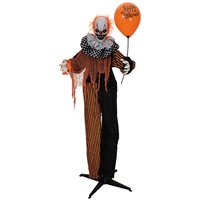 Europalms Figur Clown mit Luftballon, animiert, 166cm