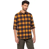 Jack Wolfskin Herren Wanderweg Shirt Hemd, Mustard, XL