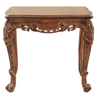 Casa Padrino Beistelltisch Luxus Barock Beistelltisch Braun - Handgefertigter Tisch im Barockstil - Barock Möbel - Edel & Prunkvoll