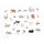 cover-your-desk Tischsetmacher Tischset Tier ABC , aus hochwertigem Vinyl, 44 x 32 cm